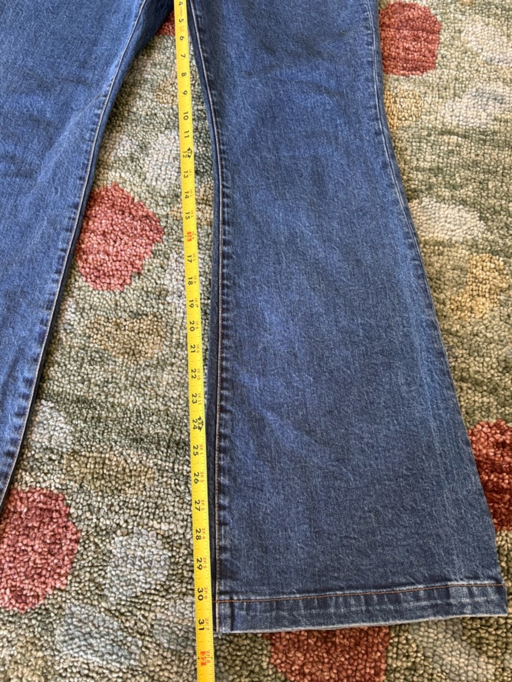 MADEWELL JEANS WOMENS 28 BLUE THE PERFECT VINTAGE FLARE JEAN LIKE NEW - Picture 10 of 16